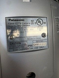 Lot of Four (4) Panasonic WV-CW594A Outdoor Security Cameras - Image 9
